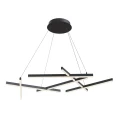 Lampa wisząca LINE MOD016PL-L75B czarna wys.101cm