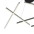 Lampa wisząca LINE MOD016PL-L75B czarna wys.101cm