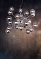 Lampa wisząca DALLAS MOD545PL-24CH srebrna 24xG9 wys.40cm