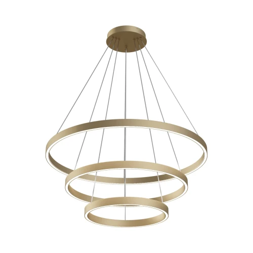 Lampa wisząca RIM MOD058PL-L100BS4K mosiądz wys.80cm