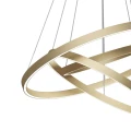 Lampa wisząca RIM MOD058PL-L100BS4K mosiądz wys.80cm