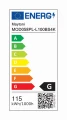 Lampa wisząca RIM MOD058PL-L100BS4K mosiądz wys.80cm