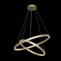 Lampa wisząca RIM MOD058PL-L74BS4K mosiądz wys.80cm