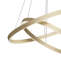 Lampa wisząca RIM MOD058PL-L74BS4K mosiądz wys.80cm
