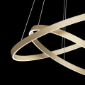 Lampa wisząca RIM MOD058PL-L74BS4K mosiądz wys.80cm