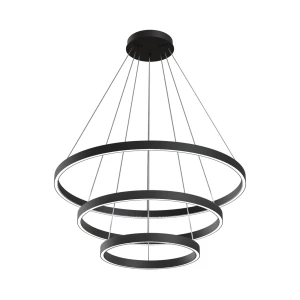 Lampa wisząca Maytoni RIM MOD058PL-L100B4K czarna 80cm