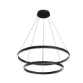 Lampa wisząca RIM MOD058PL-L74B4K czarna wys.80cm