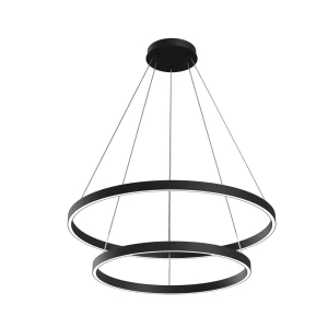 Lampa wisząca Maytoni RIM MOD058PL-L74B4K czarna 80cm