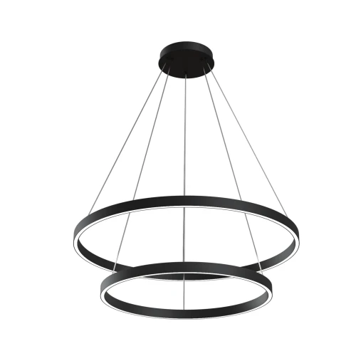 Lampa wisząca RIM MOD058PL-L74B4K czarna wys.80cm