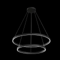 Lampa wisząca RIM MOD058PL-L74B4K czarna wys.80cm