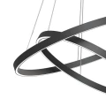 Lampa wisząca RIM MOD058PL-L74B4K czarna wys.80cm