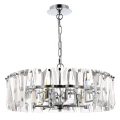 Lampa wisząca PUNTES MOD043PL-06CH srebrna 6xE14 wys.23.8cm