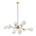 Lampa wisząca ERICH MOD221-PL-12-G mosiądz 12xE14 wys.42.7cm