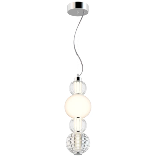 Lampa wisząca COLLAR P069PL-L17CH3K srebrna wys.14.7cm