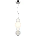 Lampa wisząca COLLAR P069PL-L17CH3K srebrna wys.14.7cm
