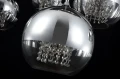Lampa wisząca FERMI P140-PL-170-5-N szara 5xE27 wys.35cm