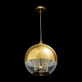 Lampa wisząca FERMI P140-PL-170-1-G złota 1xE27 wys.30cm