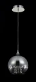 Lampa wisząca FERMI P140-PL-110-1-N szara 1xE27 wys.17.5cm