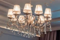 Lampa wisząca GRACE ARM247-10-G biała 10xE14 wys.64cm