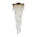 Lampa wisząca CASCADE DIA522-CL-12-G złota 12xE14 wys.97.5cm