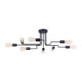 Plafon GILBERT T532CL-08B czarny 8xE27 szer.87cm