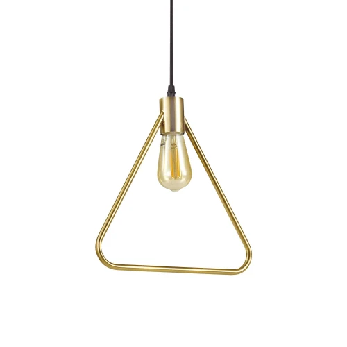 Lampa wisząca ABC SP1 TRIANGLE mosiądz 1xE27 wys.38cm