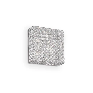Plafon Ideal Lux ADMIRAL PL4 srebrny 4xG9 szer.30cm