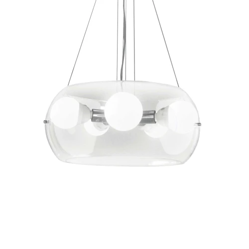 Lampa wisząca AUDI-10 SP5 srebrna 5xE27 wys.40cm