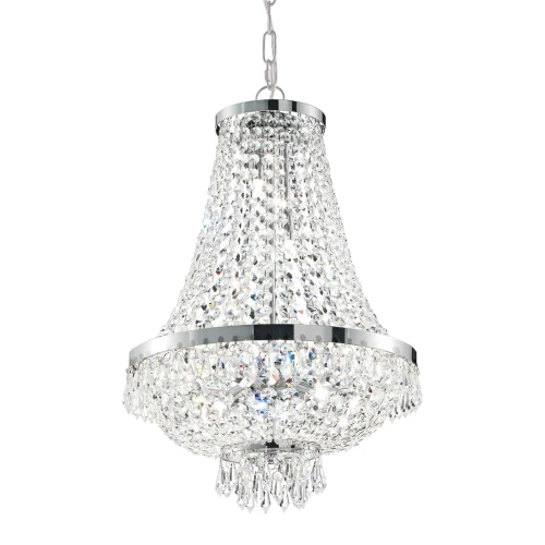 Lampa wisząca CAESAR SP12 srebrna 12xG9 srebrna 110cm