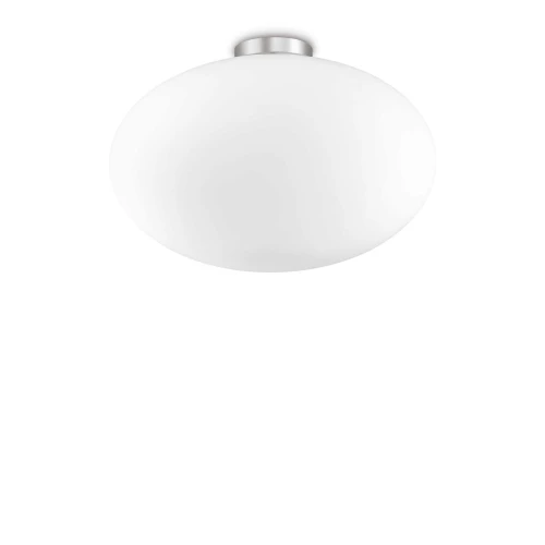Plafon CANDY PL1 D40 srebrny 1xE27 szer.40cm