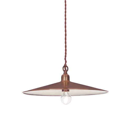 Lampa wisząca CANTINA SP1  miedziana 1xE27 wys.30cm