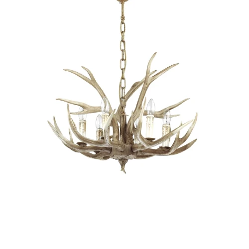 Lampa wisząca CHALET SP6 beżowy 6xE14 wys.65cm