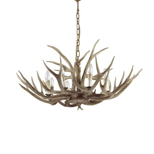 Lampa wisząca CHALET SP8 beżowy 8xE14 wys.70cm