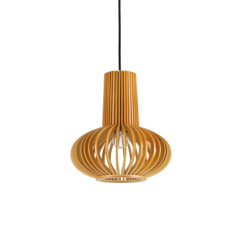 Lampa wisząca CITRUS-2 SP1 drewniany 1xE27 wys.40cm