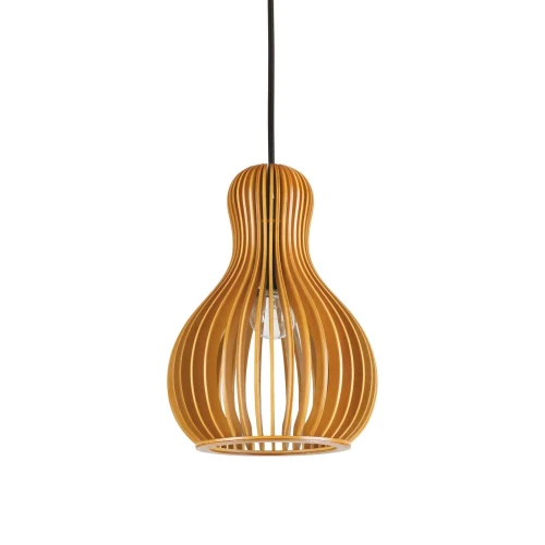 Lampa wisząca CITRUS-3 SP1 drewniany 1xE27 wys.40cm