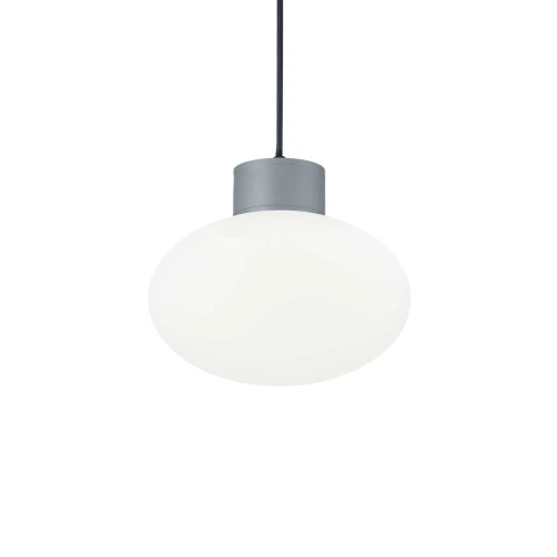 Lampa wisząca CLIO MSP1 szara 1xE27 wys.12cm