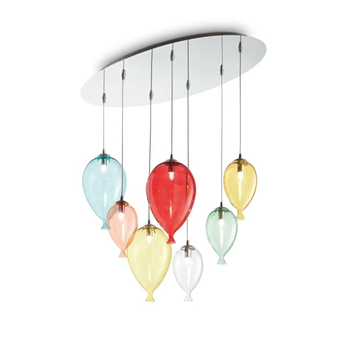 Lampa wisząca CLOWN SP7 kolorowy 7xG9 wys.40cm