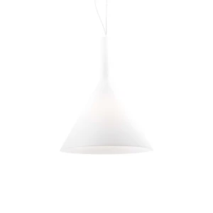 Lampa wisząca Ideal Lux COCKTAIL SP1 duża biała 1xE27 wys.54cm