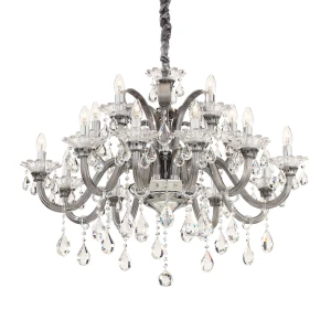 Lampa wisząca Ideal Lux COLOSSAL SP15 srebrna 15xE14 wys.90cm
