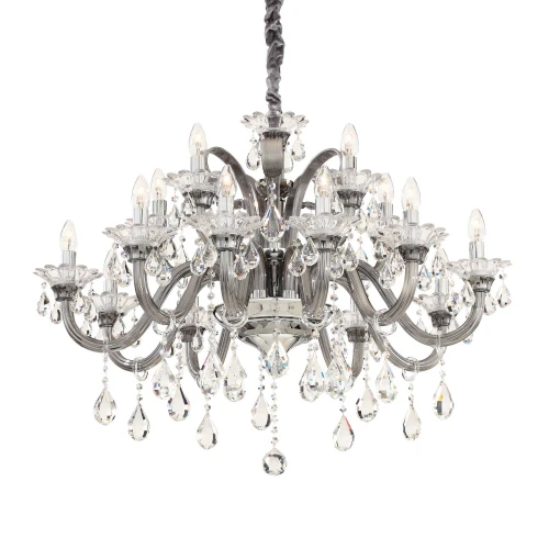 Lampa wisząca COLOSSAL SP15 srebrna 15xE14 wys.90cm