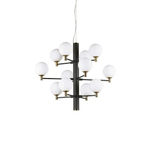Lampa wisząca Ideal Lux COPERNICO SP12 czarna 12xG9 wys.74cm