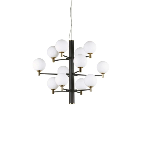 Lampa wisząca COPERNICO SP12 czarna 12xG9 wys.74cm