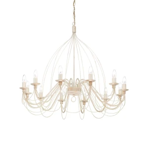 Lampa wisząca Ideal Lux CORTE SP12 biała 12xE14 wys.110cm