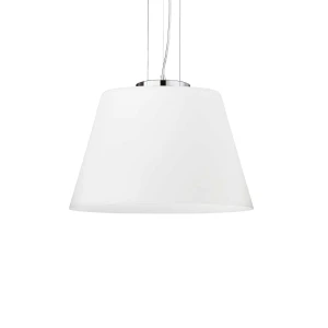 Lampa wisząca Ideal Lux CYLINDER SP1 srebrna 1xE27 wys.34cm