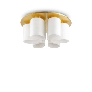 Plafon Ideal Lux DAISY PL6 złoty 6xE27 szer.60cm