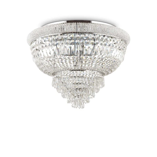 Plafon DUBAI PL24 srebrny 24xE14 78