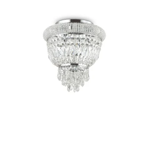 Plafon Ideal Lux DUBAI PL3 srebrny 3xE14 32
