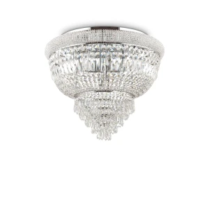 Plafon Ideal Lux DUBAI PL6 srebrny 6xE14 52