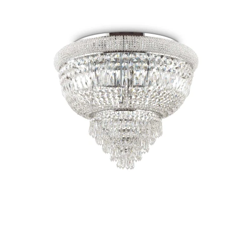 Plafon DUBAI PL6 srebrny 6xE14 52