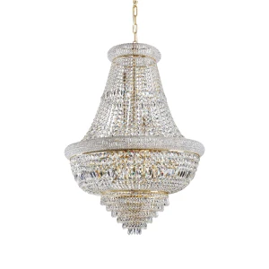 Lampa wisząca Ideal Lux DUBAI SP24 mosiądz mosiądz 24xE14 wys.120cm